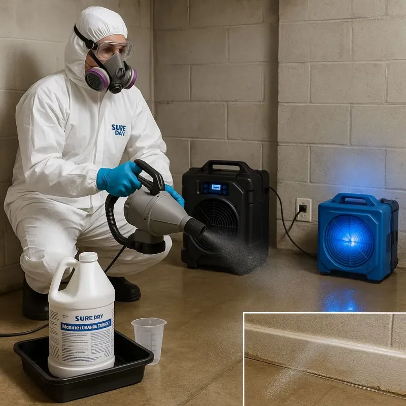 Sanitization and Odor Removal process in Eastwood, MI