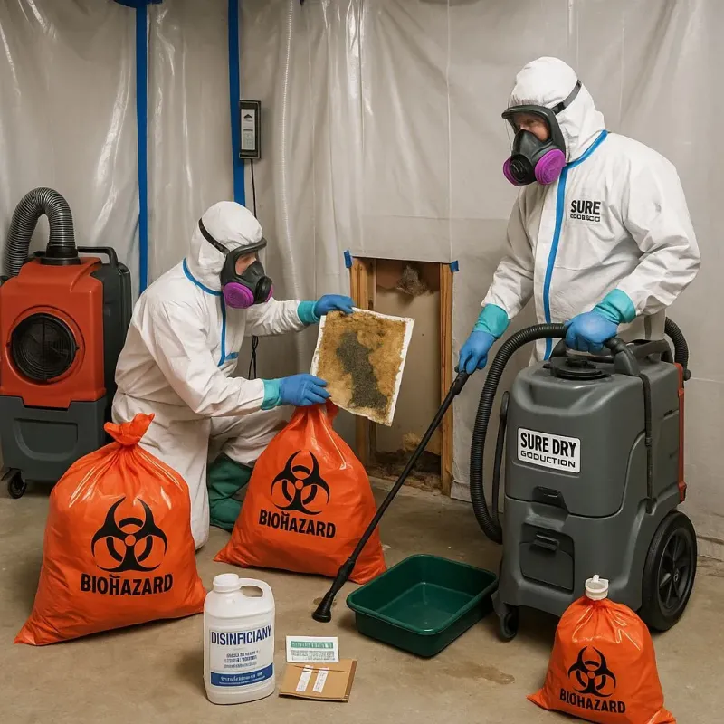 Contaminated Water Handling Protocols process in Eastwood, MI