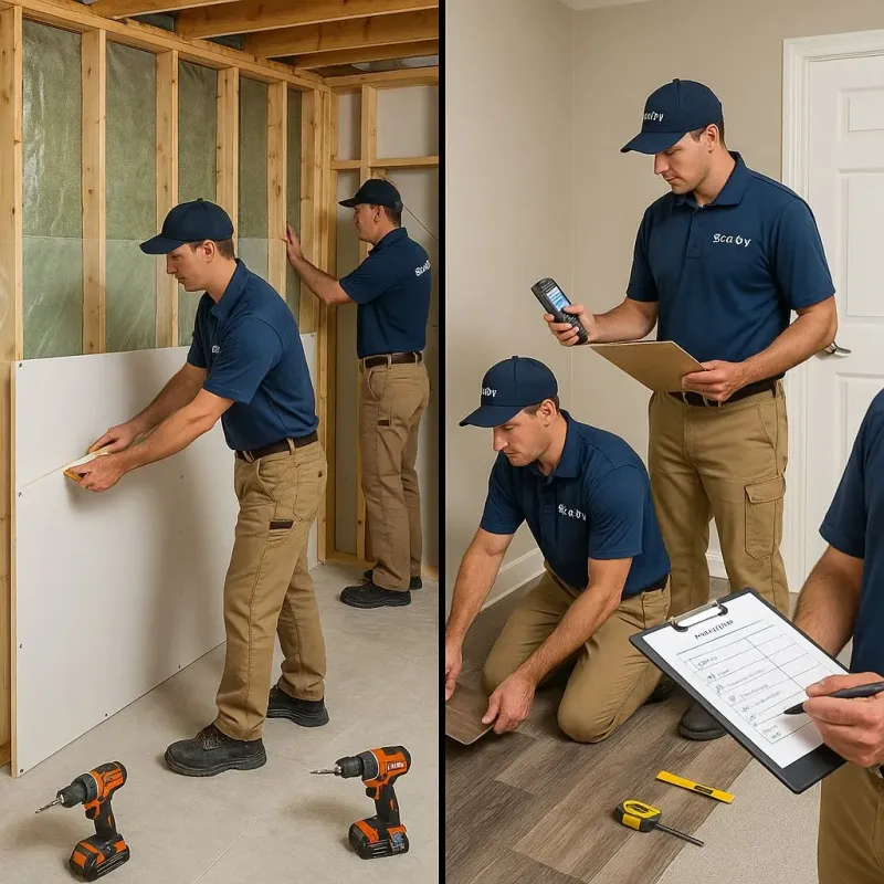 Repairs and Reconstruction process in Eastwood, MI