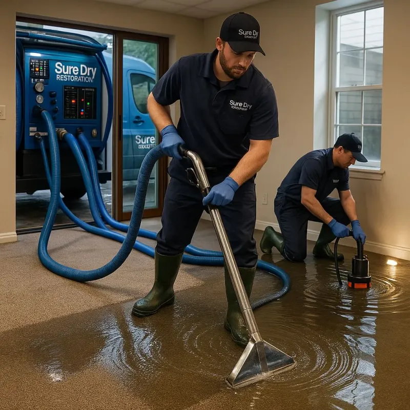 Water Extraction and Removal process in Eastwood, MI